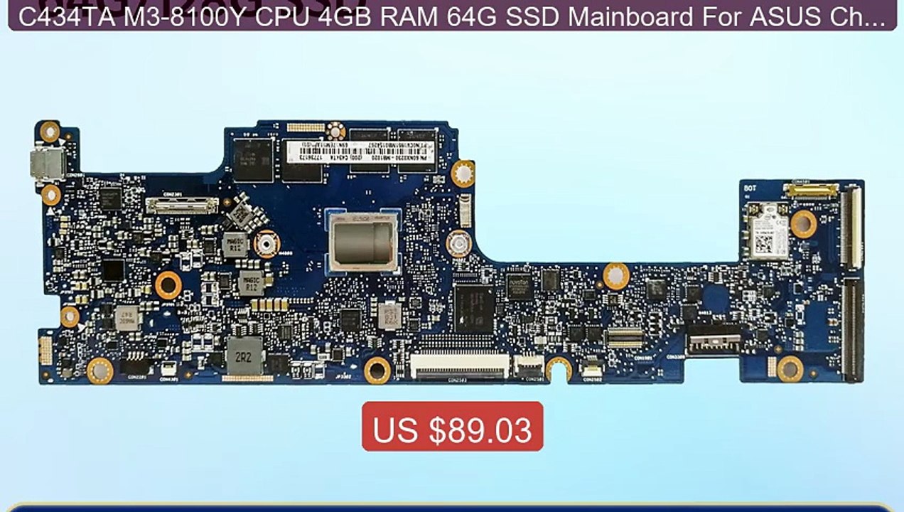 C434TA M3-8100Y CPU 4GB RAM 64G SSD Mainboard For ASUS Chro... -- Top Pick 2026 | Unbeatable Price!