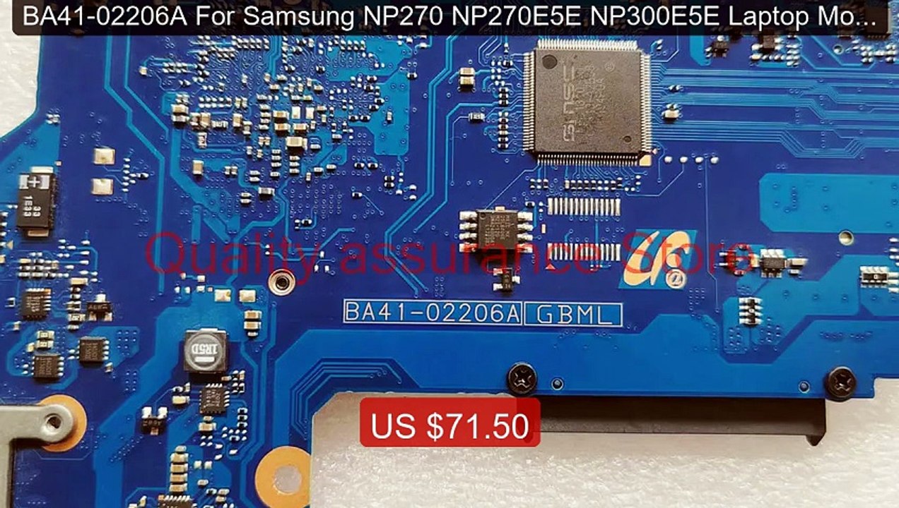 BA41-02206A For Samsung NP270 NP270E5E NP300E5E Laptop Mother... -- Amazing Value 2026 | Must Have!
