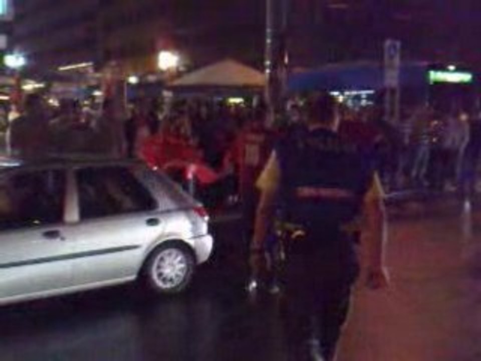 Kassel nach dem Spiel Deutschland - Türkei