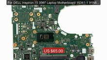 For DELL Inspiron 15 3567 Laptop Motherboard 15341-1 91N85 ... -- Top Pick 2026 | Unbeatable Price!