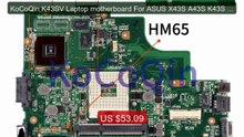 KoCoQin K43SV Laptop motherboard For ASUS X43S A43S K43S A83S... -- Amazing Value 2026 | Must Have!