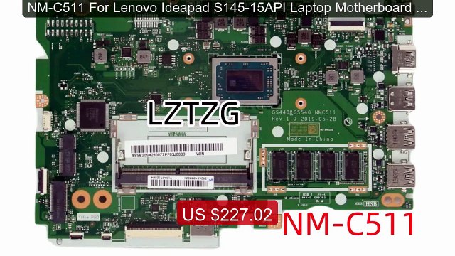 NM-C511 For Lenovo Ideapad S145-15API Laptop Motherboard With ... Best Buy 2026 | Great Quality!