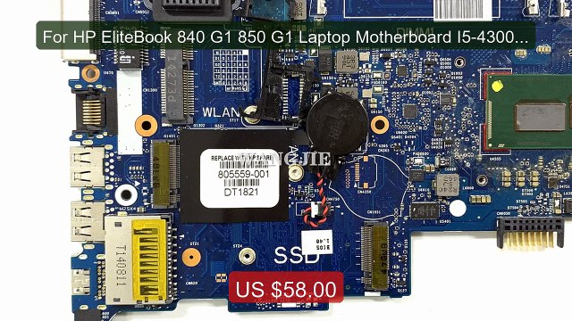 For HP EliteBook 840 G1 850 G1 Laptop Motherboard I5-4300U CPU... Hot Deal 2026 | Limited Offer!