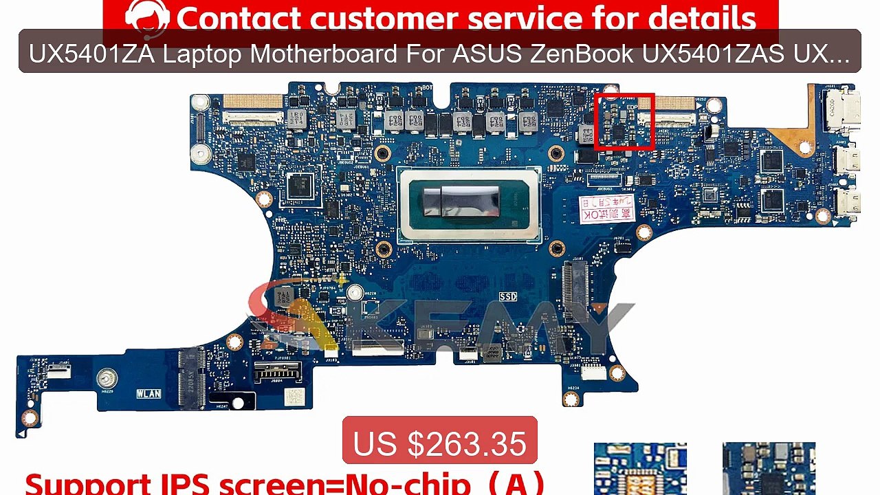 UX5401ZA Laptop Motherboard For ASUS ZenBook UX5401ZAS UX5401Z BX5... -- Best Deal 2026 | Shop Now!