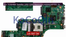 For TOSHIBA Satellite L850 C850 Mainboard 6050A2491301 SLJ8E H... -- Best Buy 2026 | Great Quality!