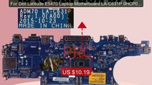 For Dell Latitude E5470 Laptop Motherboard LA-C631P 0HCP0K 0C0NC4 ... -- Best Deal 2026 | Shop Now!