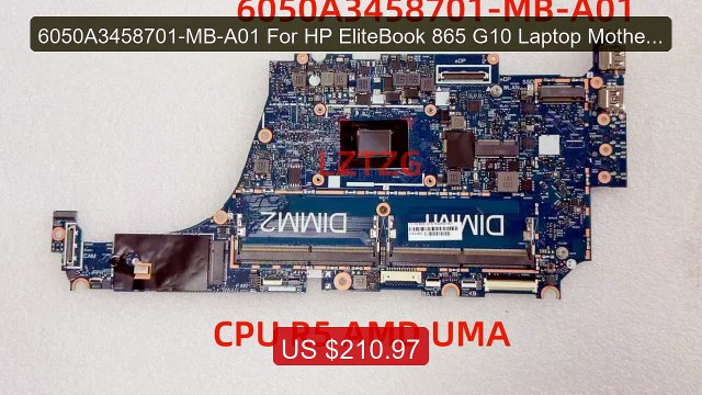 6050A3458701-MB-A01 For HP EliteBook 865 G10 Laptop Motherboa... Amazing Value 2026 | Must Have!