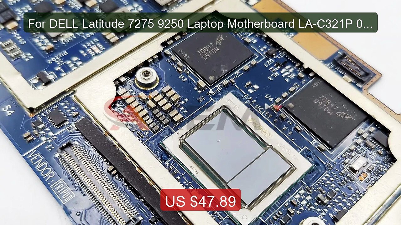 For DELL Latitude 7275 9250 Laptop Motherboard LA-C321P 0P98DK... -- Best Buy 2026 | Great Quality!
