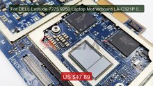 For DELL Latitude 7275 9250 Laptop Motherboard LA-C321P 0P98DK... -- Best Buy 2026 | Great Quality!