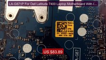 LA-G871P For Dell Latitude 7400 Laptop Motherboard With I5-... -- Top Pick 2026 | Unbeatable Price!