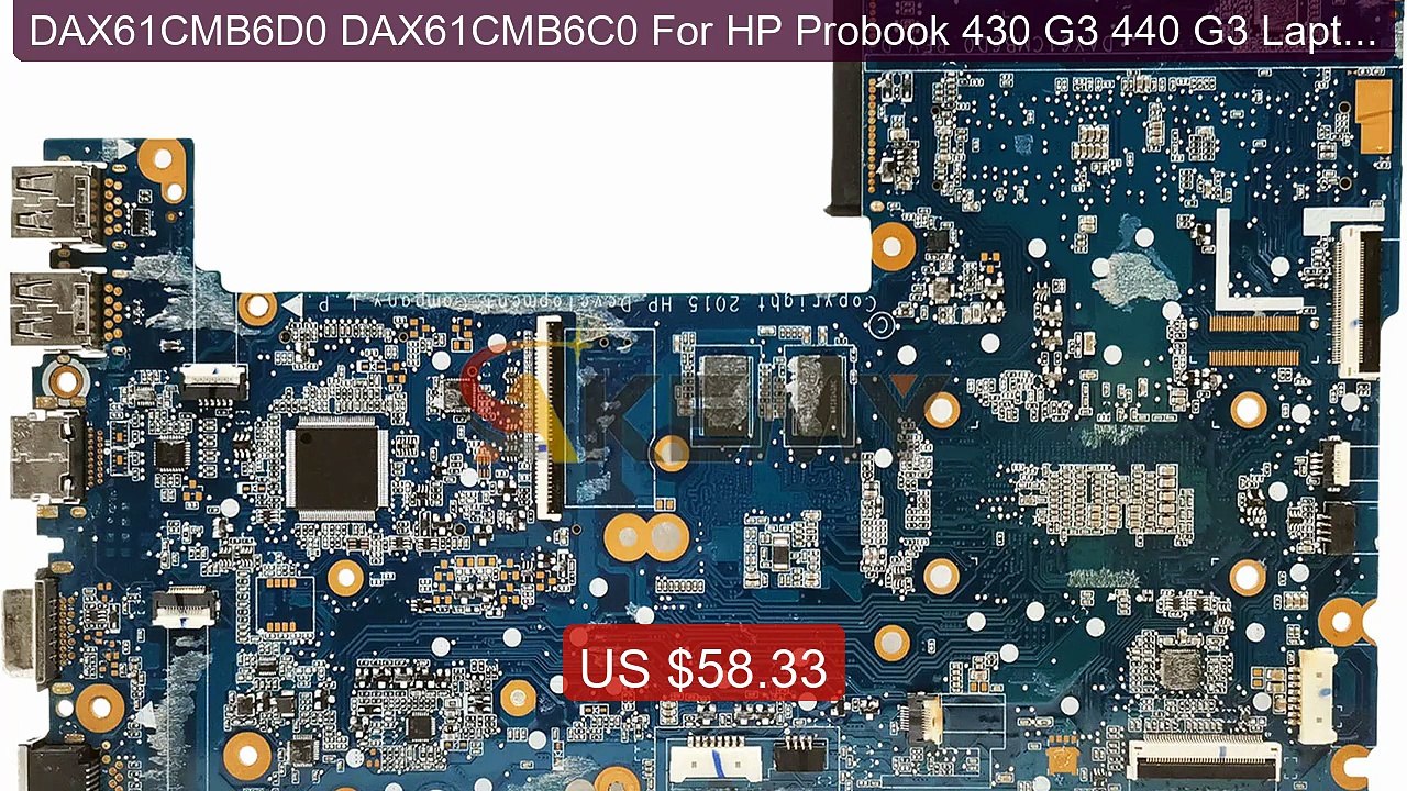 DAX61CMB6D0 DAX61CMB6C0 For HP Probook 430 G3 440 G3 Laptop Mother... -- Best Deal 2026 | Shop Now!