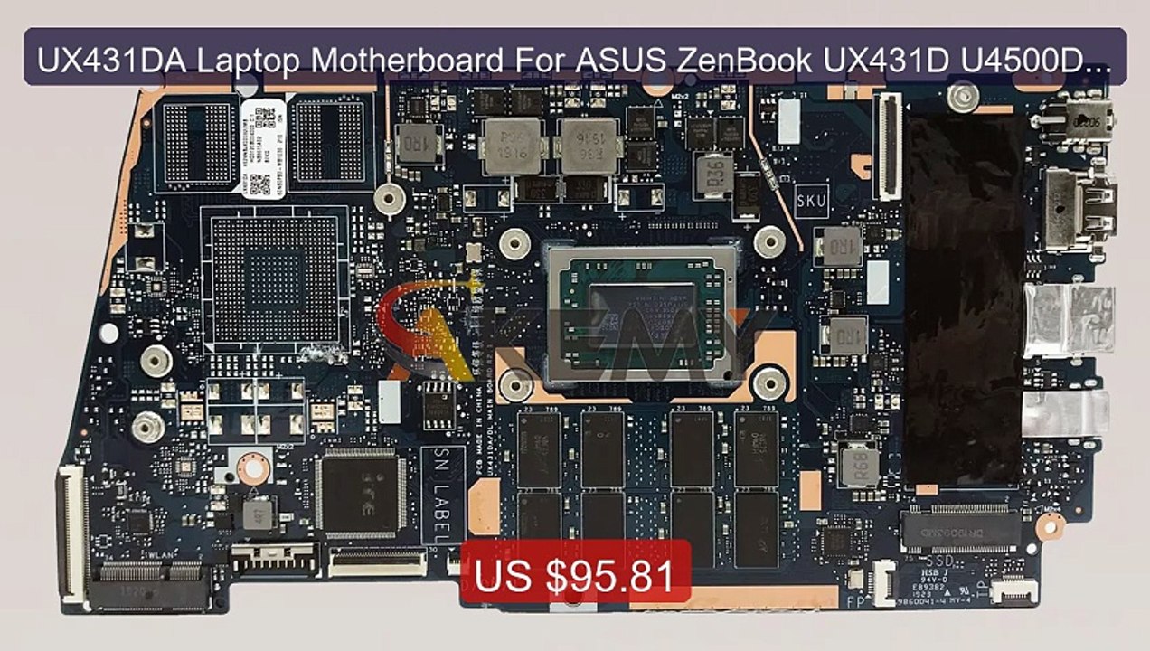 UX431DA Laptop Motherboard For ASUS ZenBook UX431D U4500D UX431DA ... -- Best Deal 2026 | Shop Now!