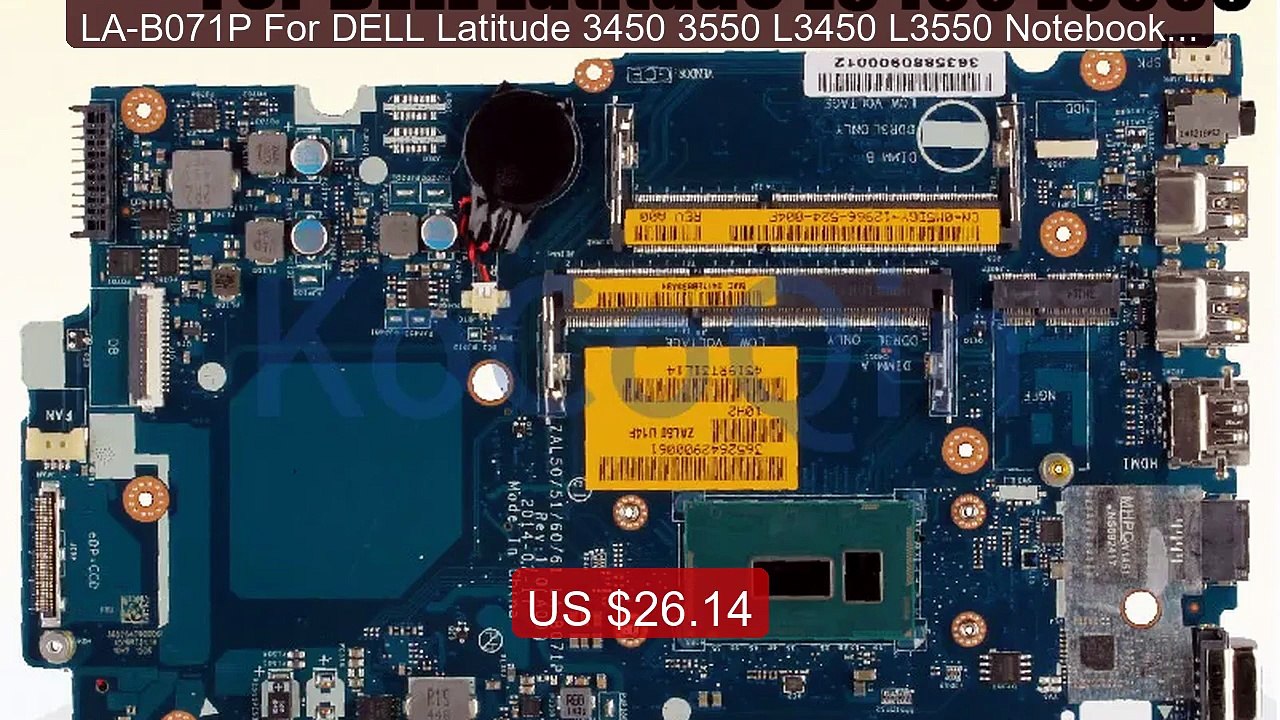 LA-B071P For DELL Latitude 3450 3550 L3450 L355...