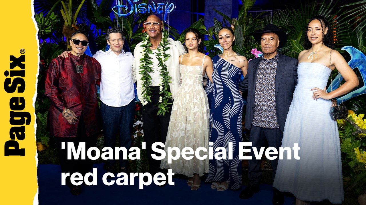 Dwayne Johnson, Catherine Laga'aia and more attended the 'Moana' Special Event in Austrailia