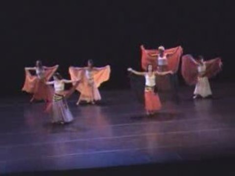 Spectacle Danse Orientale à l'Hexagone (juin 2008)