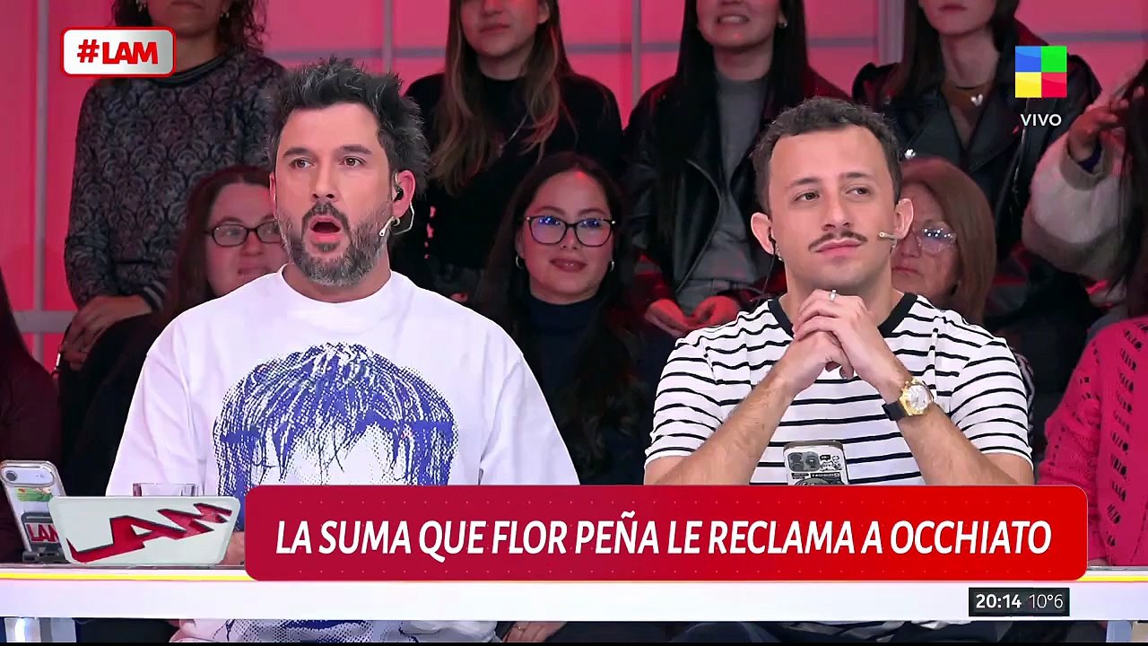 Revelaron cuánto dinero le reclama Florencia Peña a Nico Occhiato tras el escándalo en Luzu TV