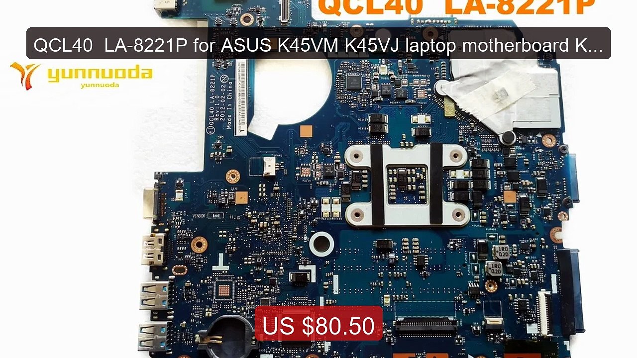QCL40  LA-8221P for ASUS K45VM K45VJ laptop motherboard K45VJ... -- Amazing Value 2026 | Must Have!