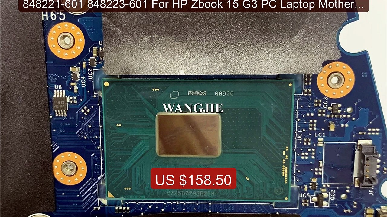 848221-601 848223-601 For HP Zbook 15 G3 PC Laptop Motherboard With... -- Top Rated 2026 | Buy Now!