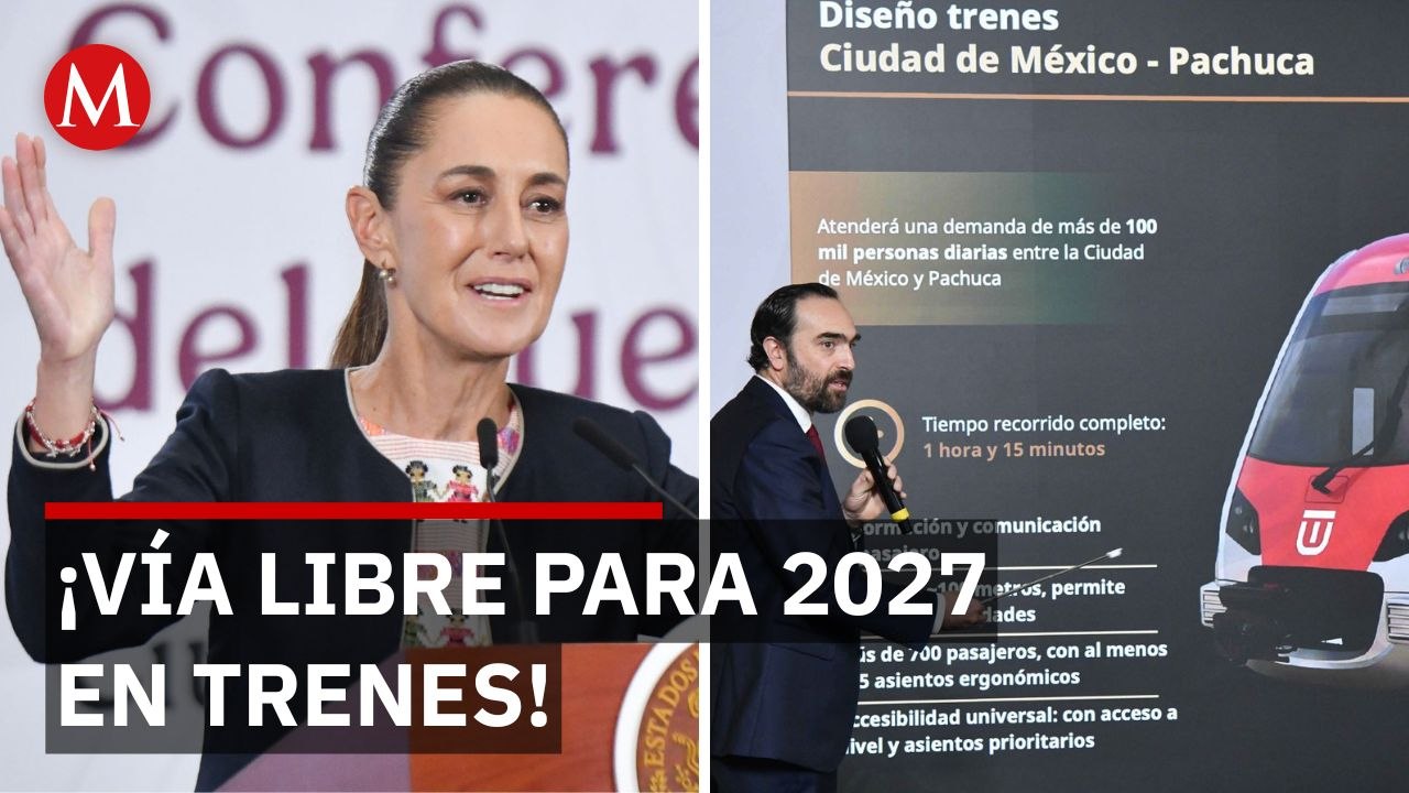 Sheinbaum prevé inaugurar los trenes México-Pachuca y México-Querétaro
