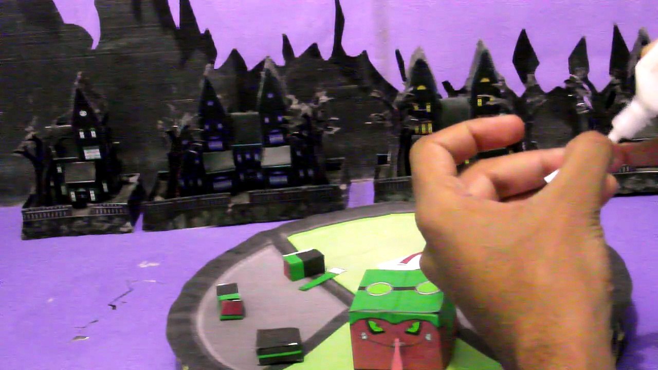 7- Tutorial- Brinquedo de Papel do Diabrete- Ben 10 Omniverse