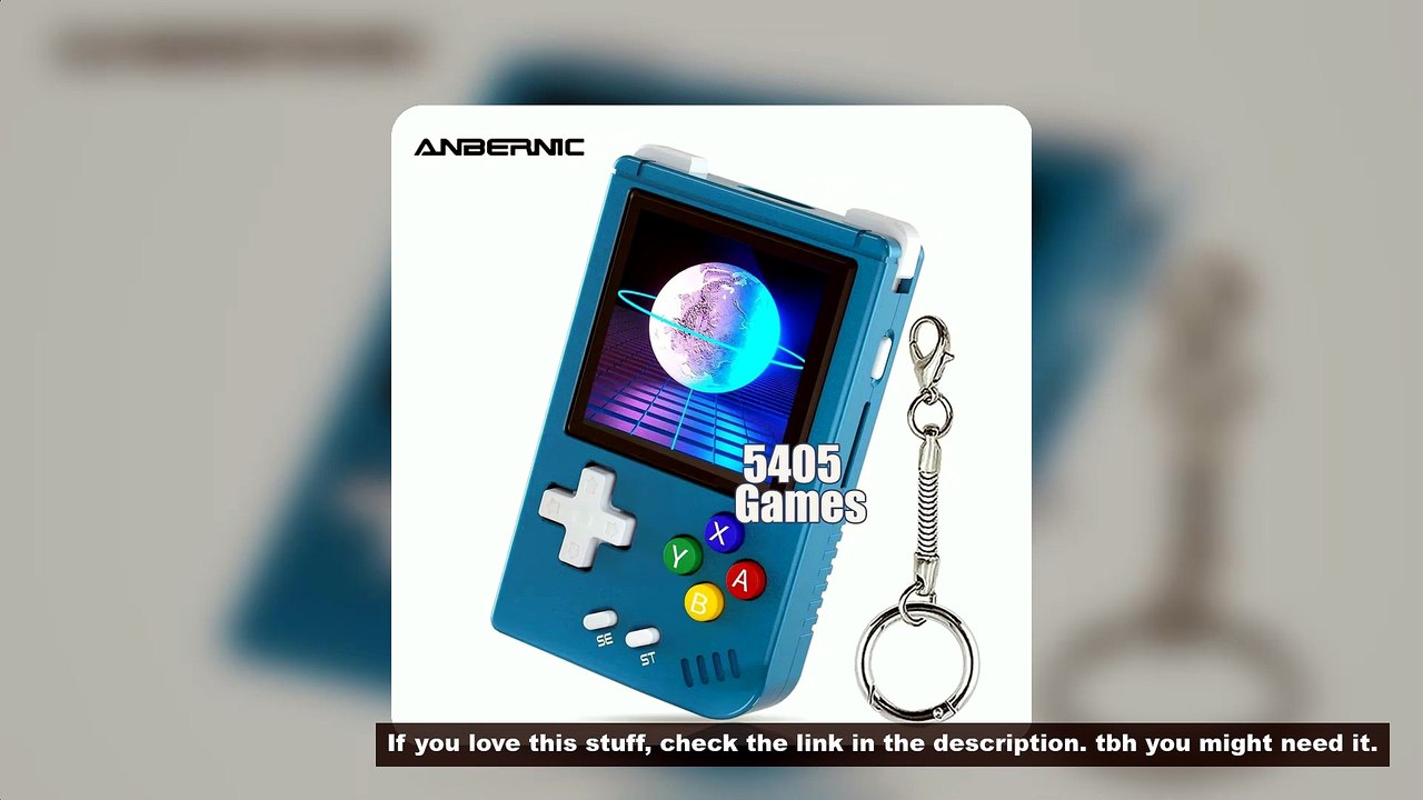 ANBERNIC RG Nano Retro Handheld Game Console Portable Game Console Mini Aluminum Alloy with 1.54 Inc