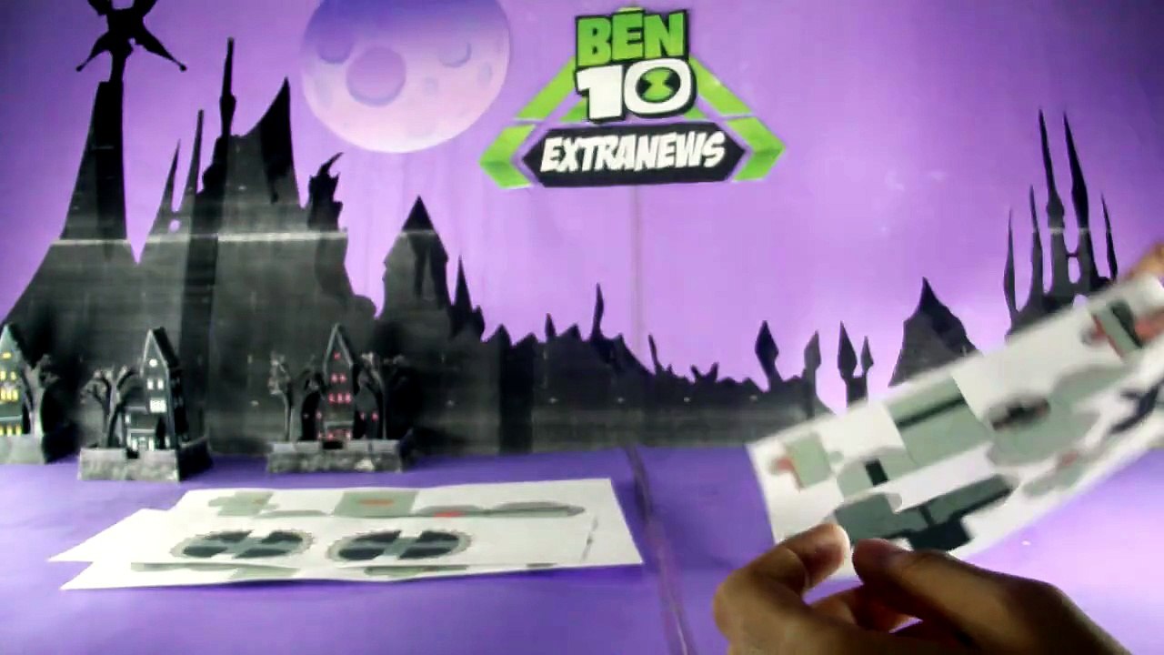 10 - Tutorial- Papercraft do Cipó Selvagem e Quatro Braços Dark Heroes - Ben 10 PDT