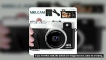 4K Digital Camera Auto Focus 48MP Vlogging Camera for YouTube and Anti-Shake Video Camera with Viewf