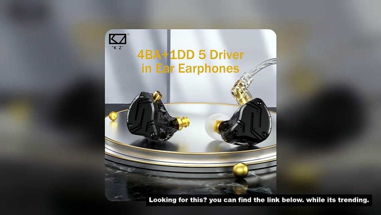 KZ ZS10 Pro X in Ear Earphone 4BA+1DD Hybrid Driver HiFi Earphones Sport Noise Cancelling Earbuds wi
