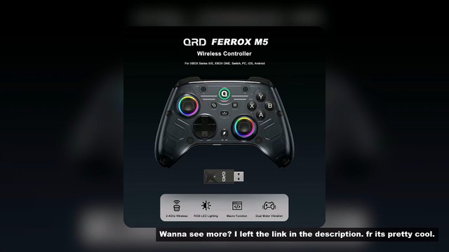QRD FERROX M5 Xbox Controller Wireless Gamepad for Xbox Series X Xbox Series S Xbox One game console