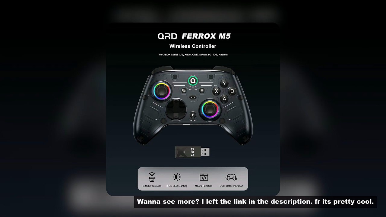 QRD FERROX M5 Xbox Controller Wireless Gamepad for Xbox Series X Xbox Series S Xbox One game console
