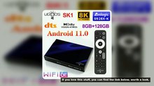 UGOOS SK1 TV BOX Amlogic S928X-K Android 11.0 LPDDR4 8G128G Supoprt Dolby Vision/Audio/ATMOS DTS HD