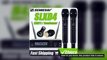 Top Quality！SLXD4/SLXD1 Professional Dual Wireless Microphne Stage Performance 2 Channels UHF Karaok