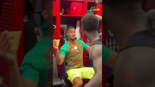 Jogadores da Costa do Marfim fazem festa no vestiário após classificação #shorts