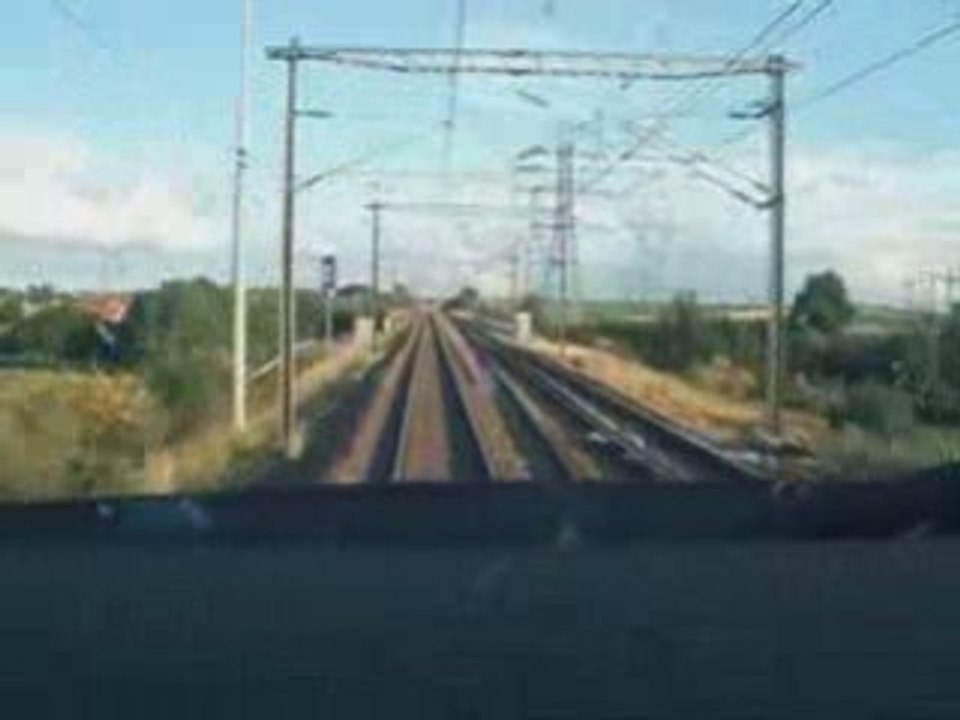 TGV à 300Km/h sur LGV PSE