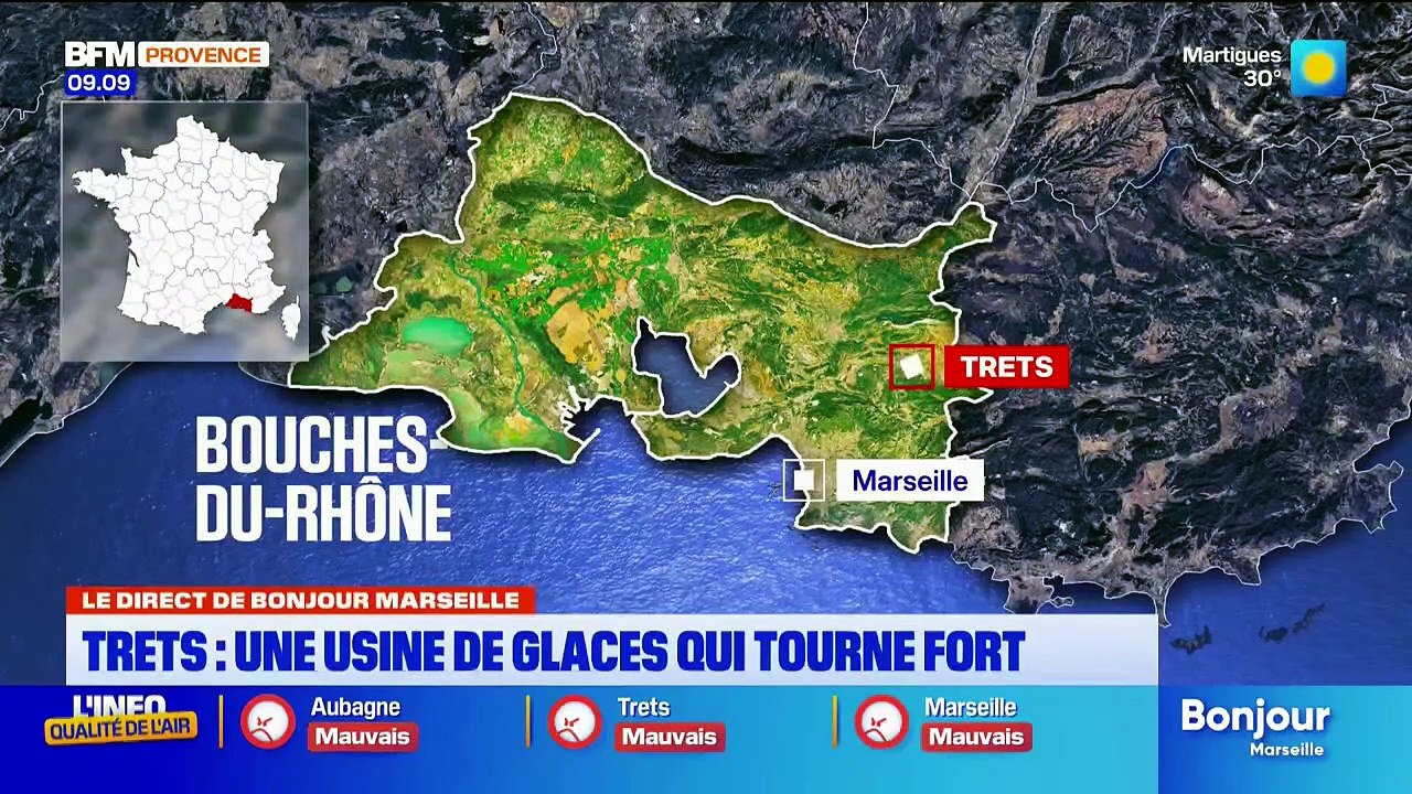 Trets  alfagel une usine de glaces qui tourne fort