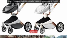 3 in 1 Convertible Baby Stroller Newborn Reversible Bassinet Pram ... -- Best Deal 2026 | Shop Now!