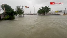 屏東豪雨淹台1線 潮州鐵道園區一度形同孤島