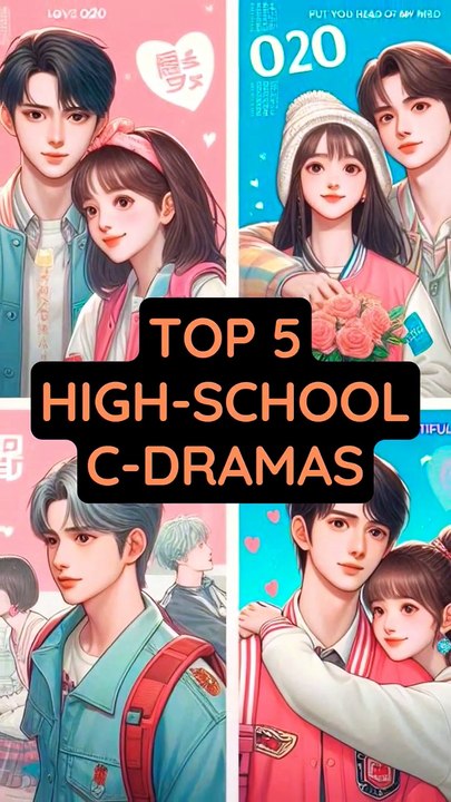Top 5 High-School Chinese Dramas #chinesedrama #cdrama #shorts