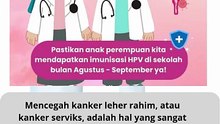 Kanker Leher Rahim Jahat, Cegah Sekarang Dengan Imunisasi HPV 1 #news #quotes