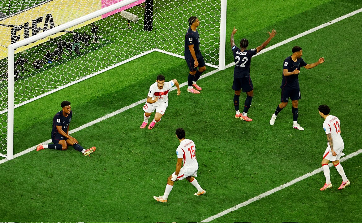 ملخص مباراة تركيا وأمريكا في كأس العالم