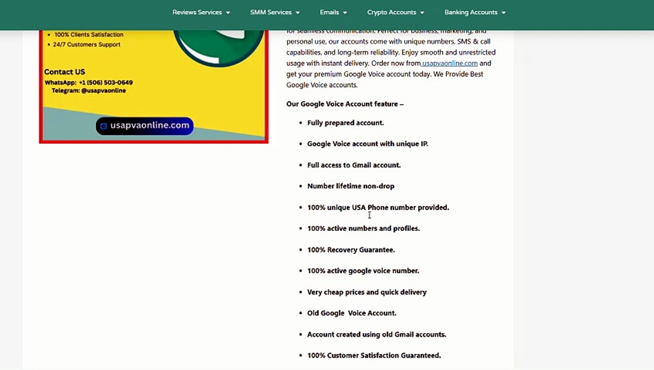 How To Purchase Google Voice account In This Year