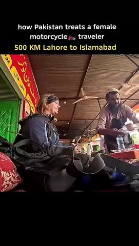 I" Pakistani treating American alone Lady Traveler "I