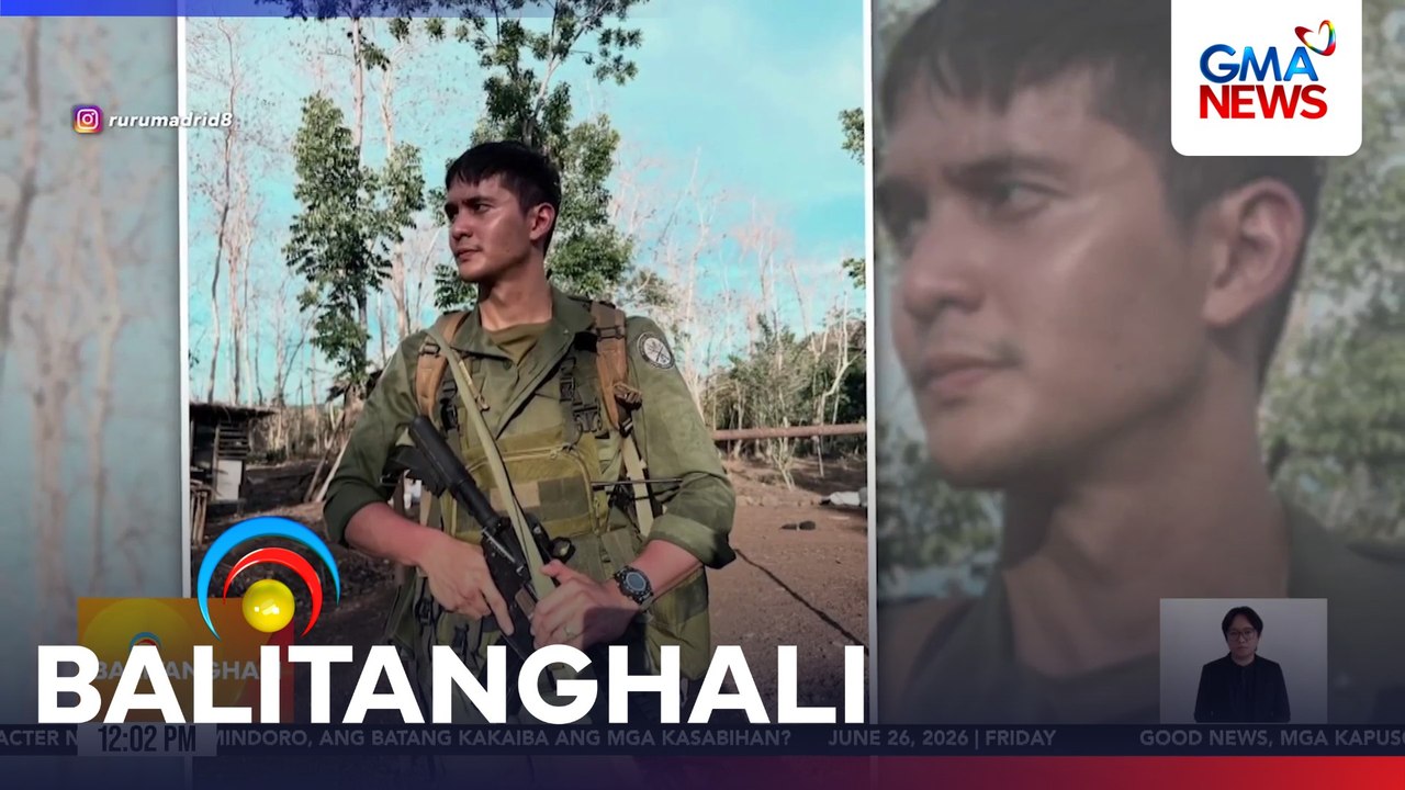 Ruru Madrid, gaganap na sundalo sa 2026 Cinemalaya entry na 'Hand of God' | Balitanghali
