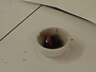 Oxydation vive du glycérol par le permanganate de potassium