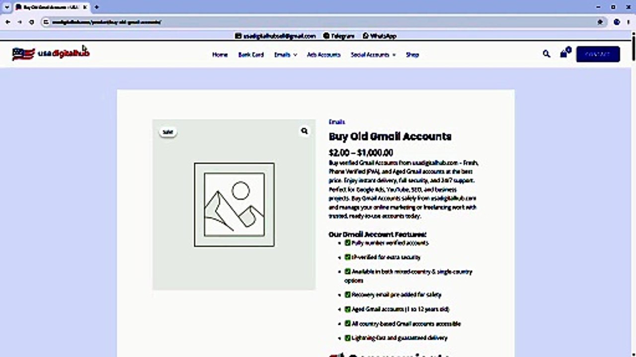 Top Platforms for Buying Old Verified Gmail Accounts In US