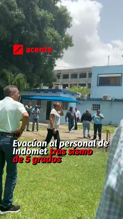 Evacúan al personal de Indomet tras sismo de 5.0