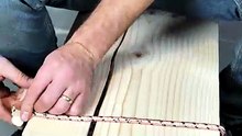 DIY method of repairing cracked wood
