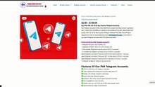 Top 20 Sites to Buy Telegram Accounts: Bulk PVA &