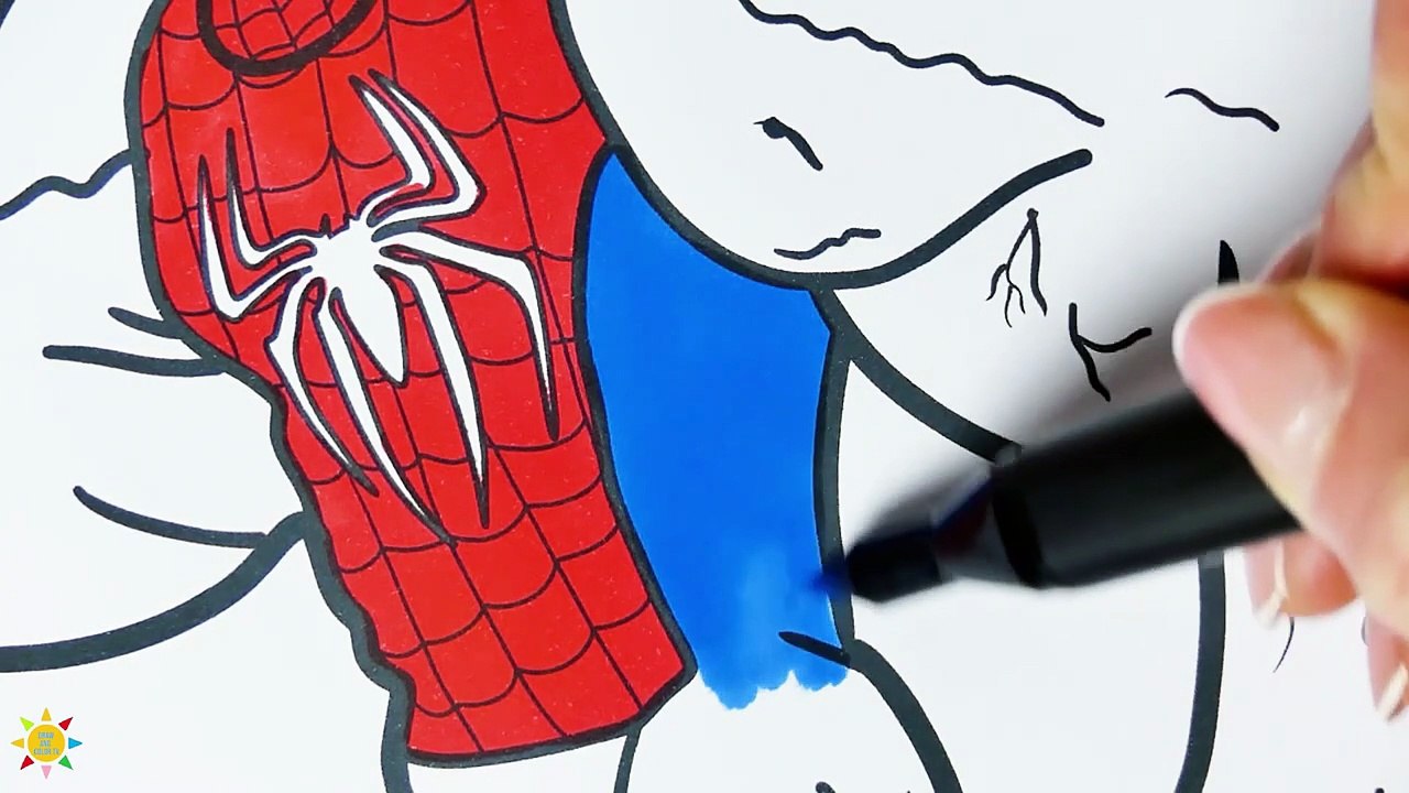 Spiderman Monster Coloring Pages - Spiderman Transformation