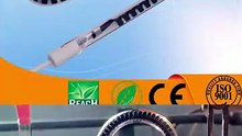 Short wave IR heat tube instant heating, durable infrared heat lamp for oven, thermoforming, printing industry wholesale